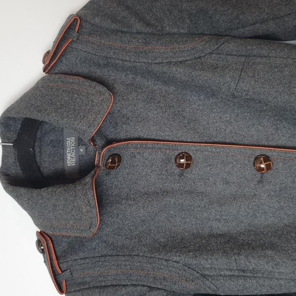 Kenneth Cole Wool-Cashmere Blend Coat - Picture 9 of 12